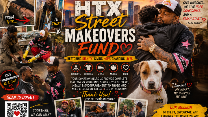 Houston Homeless Outreach & Free Barbershop campaign photo, 1 of 4