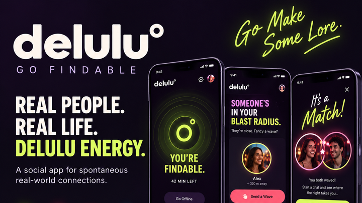 DELULU - Go Findable - Show Up campaign photo, 1 of 7