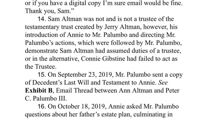 Help Annie Get Legal Support To Defend Jerry Altman's Wishes campaign photo, 1 of 8