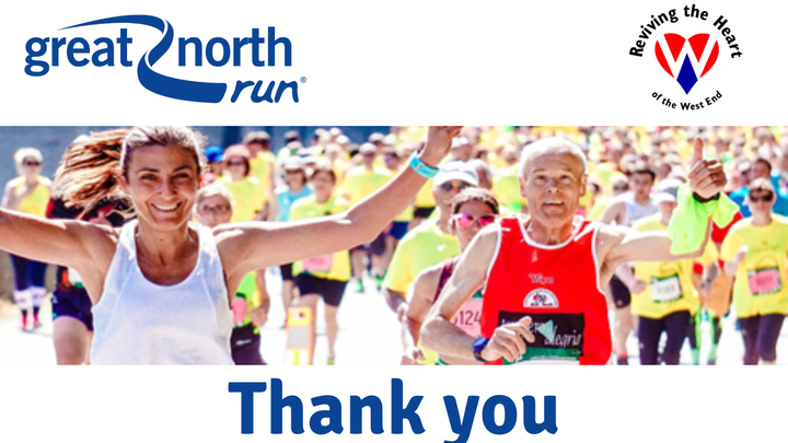 Foto della campagna Great North Run on behalf of Reviving the Heart of the West, 1 di 3