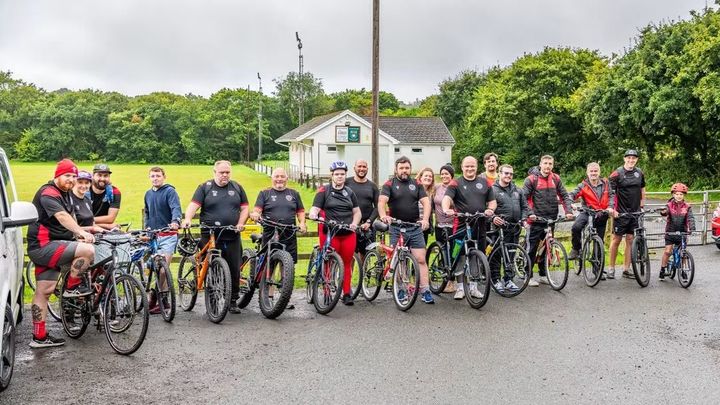Llanelli warriors annual bike ride fundraiser 5th september campaign photo, 1 of 3