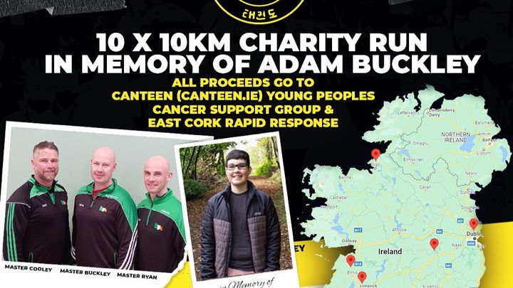 10x10KM Charity Run in Memory of Adam Buckley campaign photo, 1 of 2