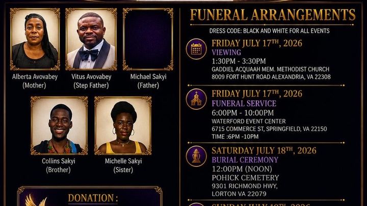 Help Lay Michael Sakyi Jr. to Rest campaign photo, 1 of 8