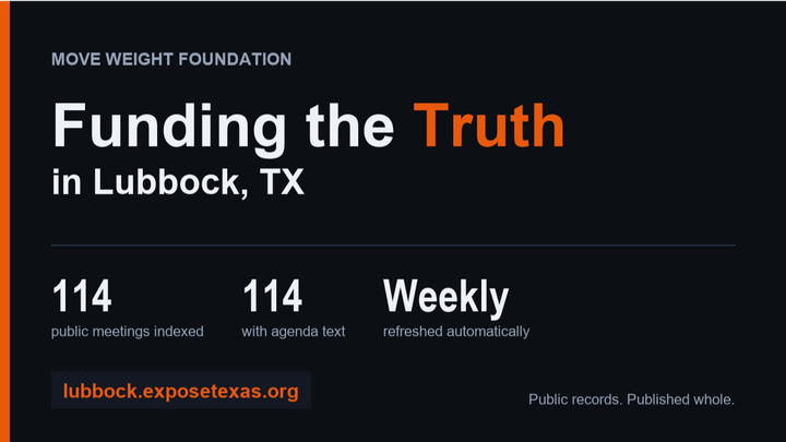 Fund Public Records Access in Lubbock campaign photo, 1 of 3