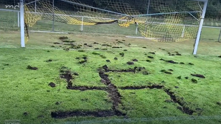 Reparatur Sportstätte SV Allstedt nach Vandalismus campaign photo, 1 of 3
