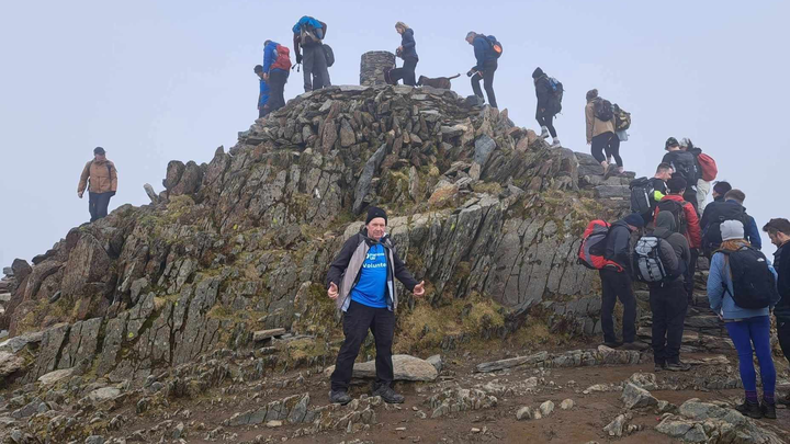 Steven's 100th Snowdon campaign photo, 1 of 4