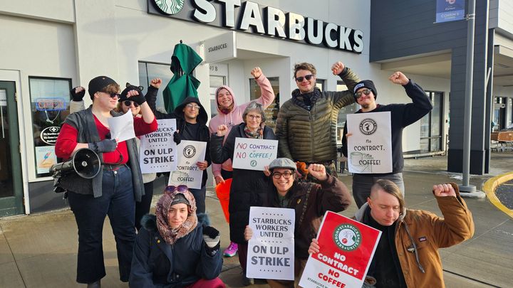 Starbucks Corbins Corner Workers Facing Sudden Closure campaign photo, 1 of 5