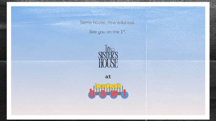 My Sister's House: Same House, New Address.