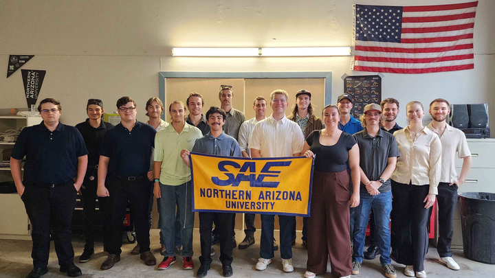 Northern Arizona University Formula SAE 26' campaign photo, 1 of 3