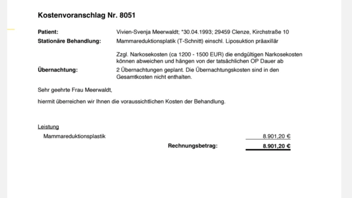 Brustverkleinerung campaign photo, 1 of 4