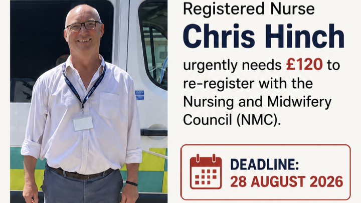support with nursing registration fees campaign photo, 1 of 3