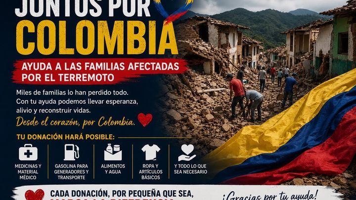 Juntos por colombia Ayuda a familias afectadas campaign photo, 1 of 3