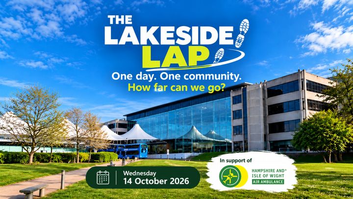 The Lakeside Lap - Walking for Hampshire & Isle of Wight Air campaign photo, 1 of 4