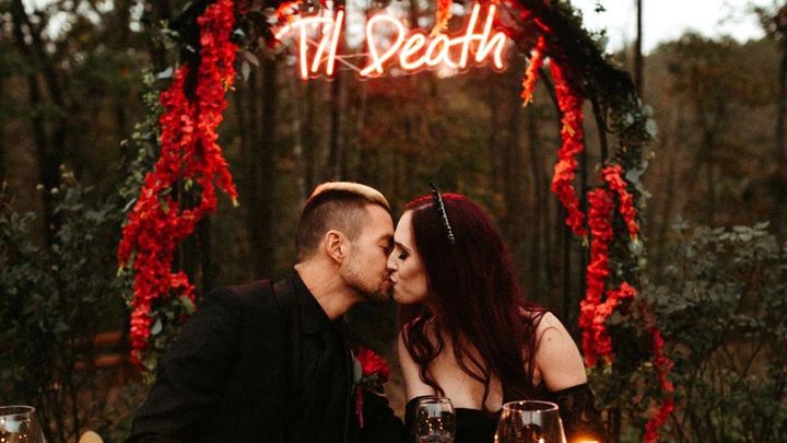 Our Little Gothic Halloween Wedding campaign photo, 1 of 7
