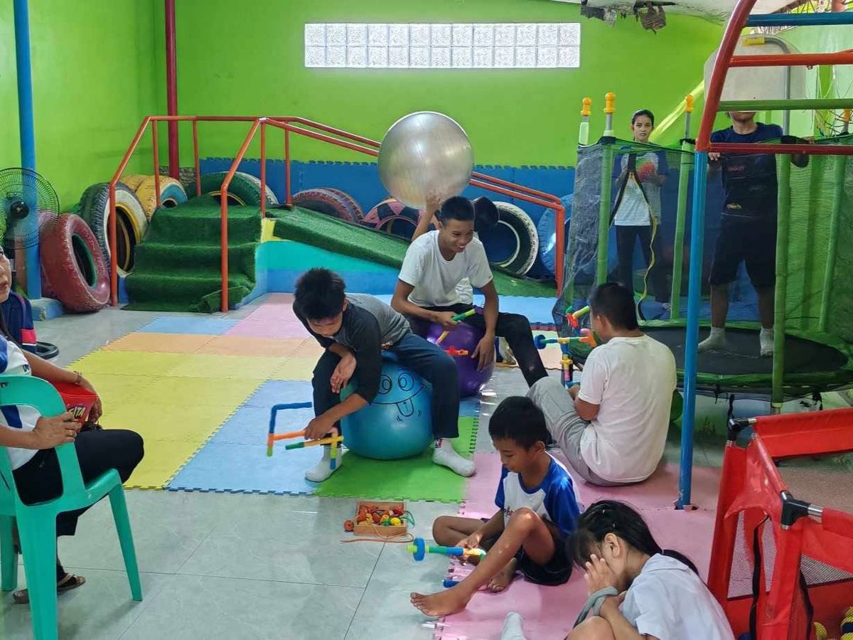 Mini-therapy area for special kids campaign photo, 1 of 3