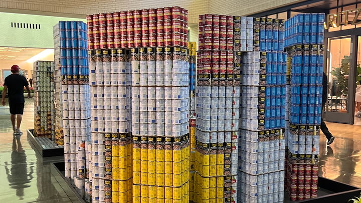 Join idGROUP's CANstruction for Hunger Relief campaign photo, 1 of 3