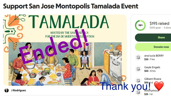 Support San Jose Montopolis Tamalada Event campaign photo, 1 of 4