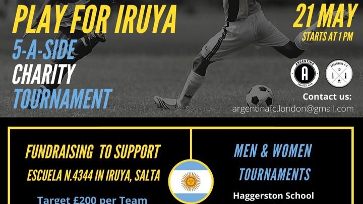 Play for Iruya - 5 aside Charity Tournament campaign photo, 1 of 3