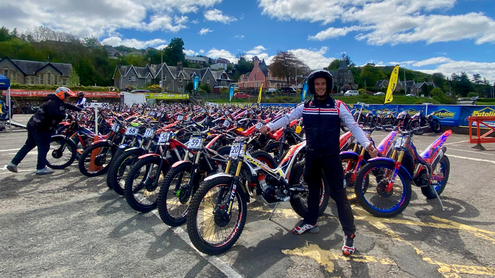 O único Português nos "Scottish Six Days Trials" campaign photo, 1 of 8