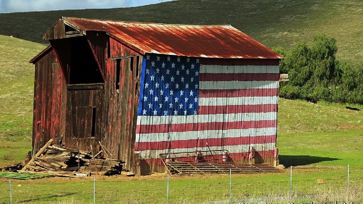Help Bring Back the Historic Vasco Road Flag Barn Facade campaign photo, 1 of 7