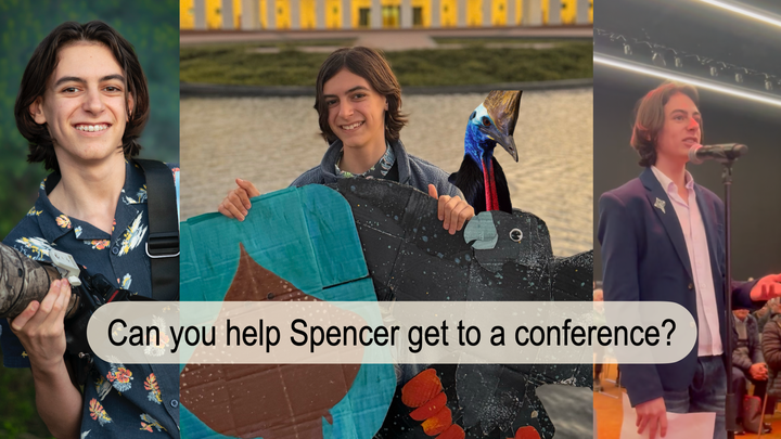 Please Help Spencer present at a Conference