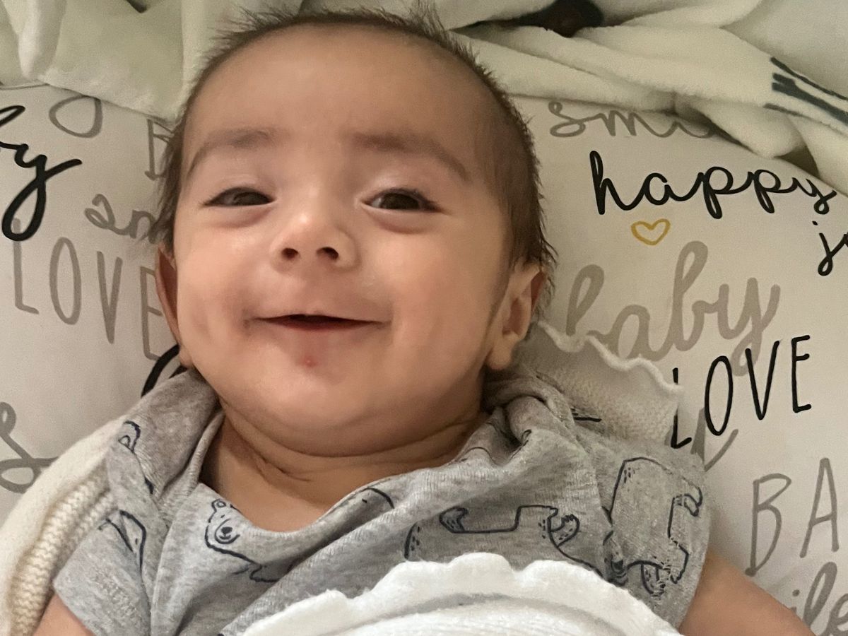 Baby Carlos and his family campaign photo, 1 of 3
