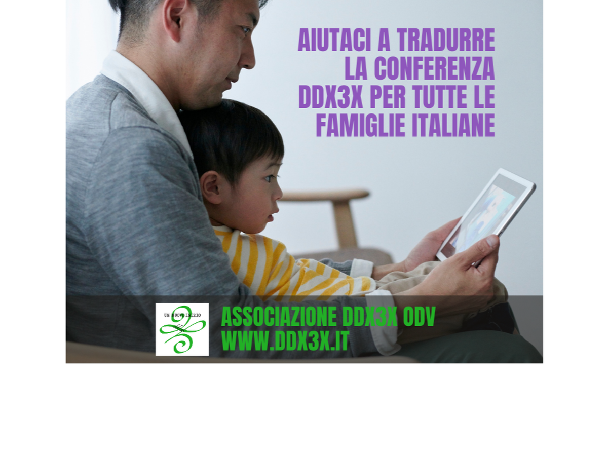 Traduzione della Conferenza DDX3X per le famiglie italiane! campaign photo, 1 of 3