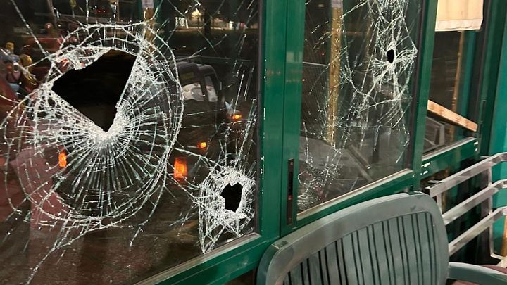 Danni alla giostra Sogni D'oro del parco 11 settembre 2001