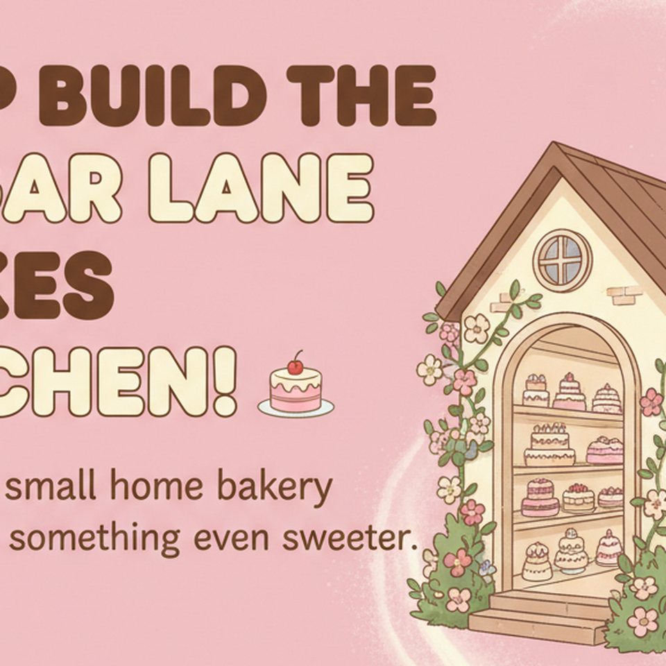 Help Sugar Lane Cakes Build a Bigger Kitchen!