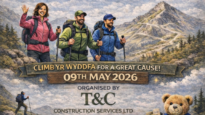 Hiking up Snowdonia for Cynthia Spencer and Sands charity. campaign photo, 1 of 2