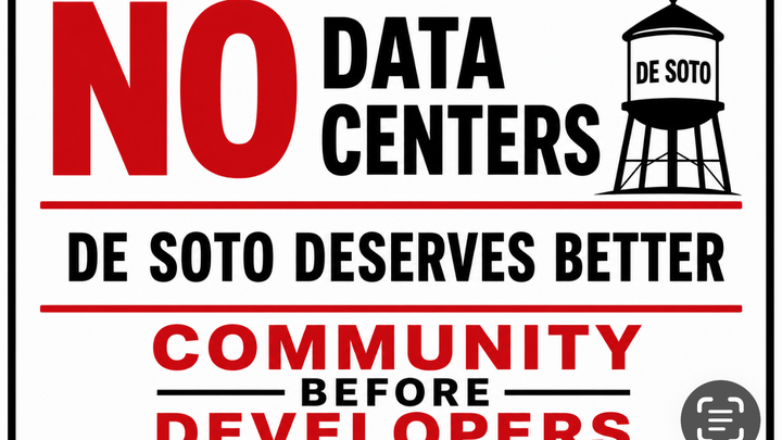 No Data Centers in De Soto campaign photo, 1 of 4