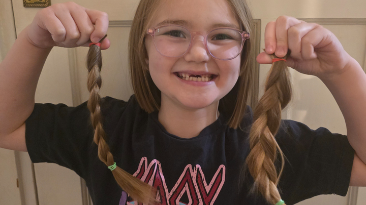 Fun Raisor Hair Fundraiser by Aimee Mayfield : Grace's Hair Donation