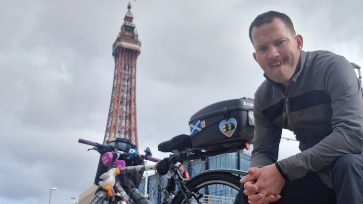 Alan' s cycle "Tower to Tower" with Pedi challenges campaign photo, 1 of 8