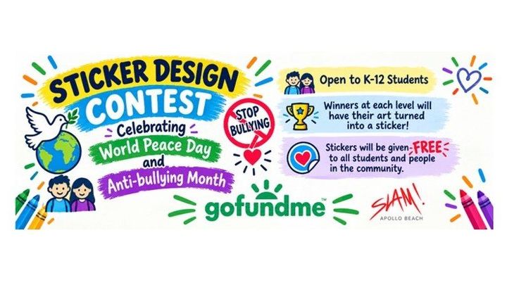 Anti-Bullying Sticker Contest for SLAM Apollo Beach Students campaign photo, 1 of 5