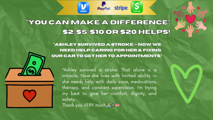 “Every Little Bit Helps: Stroke Care at Home." campaign photo, 1 of 4