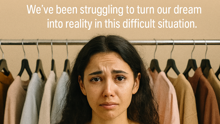 “A dream born from struggle—help me build it.” campaign photo, 1 of 5