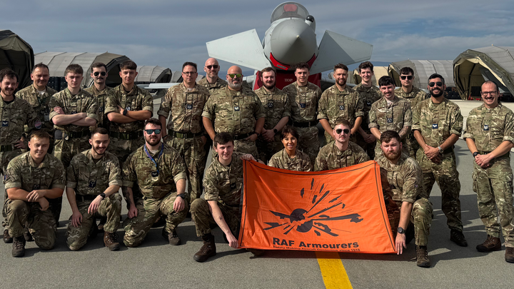 Armourers getting the worst facial hair we can for prostate campaign photo, 1 of 3