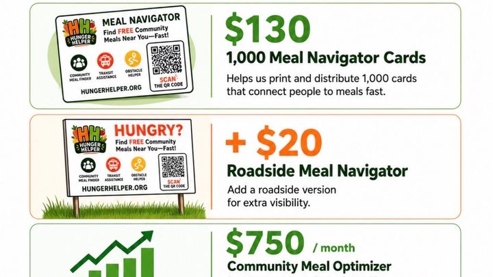 Help Hunger Helper Turn the Maze of Hunger Into a Clear Path campaign photo, 1 of 8