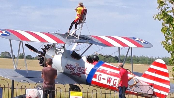 Wing-Walk for ERHAM campaign photo, 1 of 7