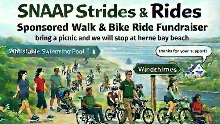 SNAAP strides and rides campaign photo, 1 of 4