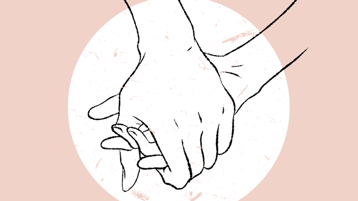 hand holding drawing tumblr