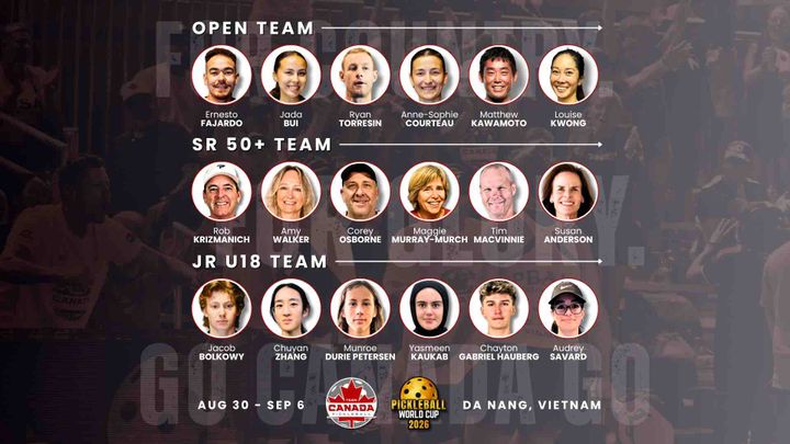 Pickleball World Cup - Team Canada campaign photo, 1 of 9