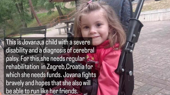 Help Jovana to start walking and talking campaign photo, 1 of 2