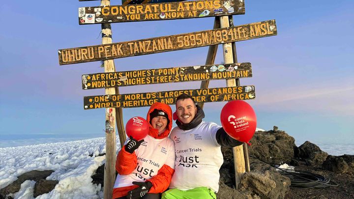 Summiting Kili for Cancer Trials Ireland campaign photo, 1 of 3