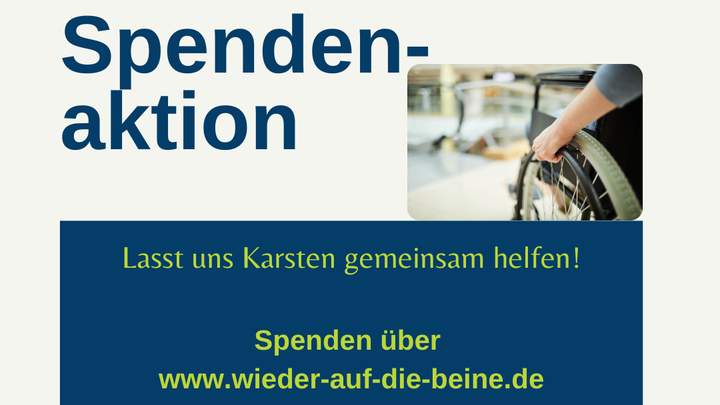Gemeinsam für Karsten – Helfen wir ihm zurück ins Leben campaign photo, 1 of 3