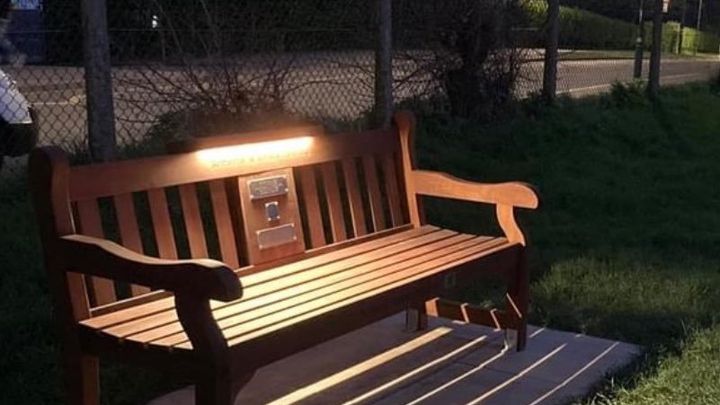 For Self-illuminating, Suicide Prevention Bench - Haslemere campaign photo, 1 of 6