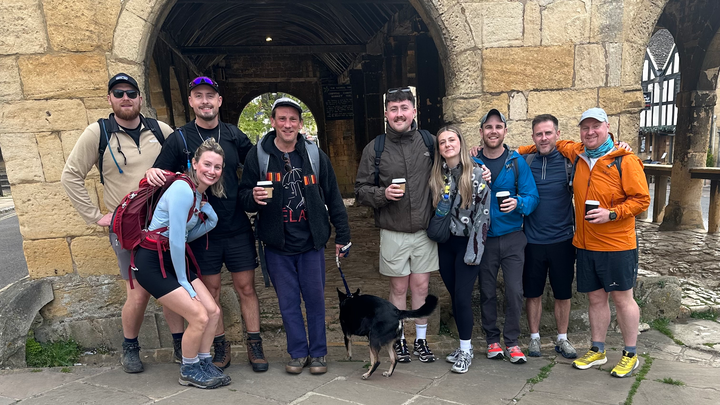 Walking a marathon along the Cotswold Way campaign photo, 1 of 3