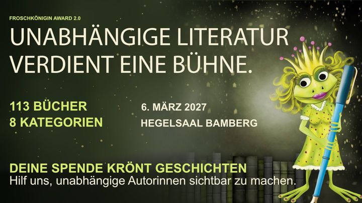 Froschkönigin Award 2.0 – Gemeinsam unabhängige Autorinnen campaign photo, 1 of 3