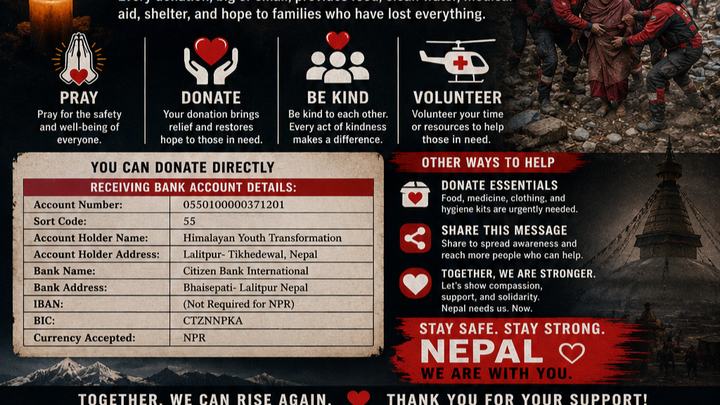 Stand With Nepal Families campaign photo, 1 of 4
