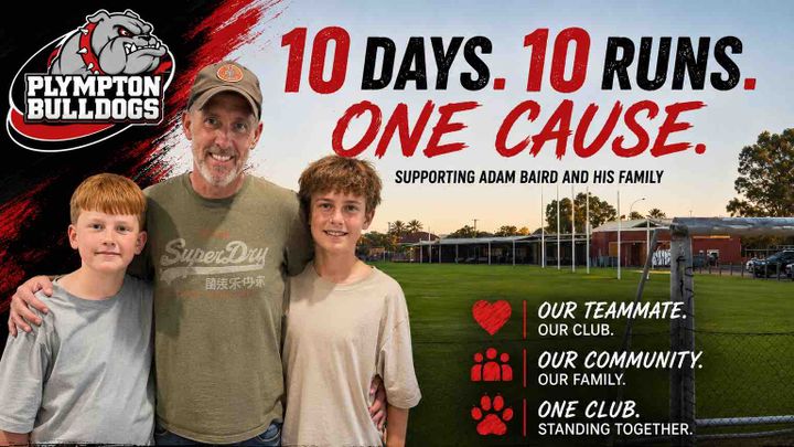 10 Days. 10 Runs. One Cause - Adam Baird campaign photo, 1 of 3